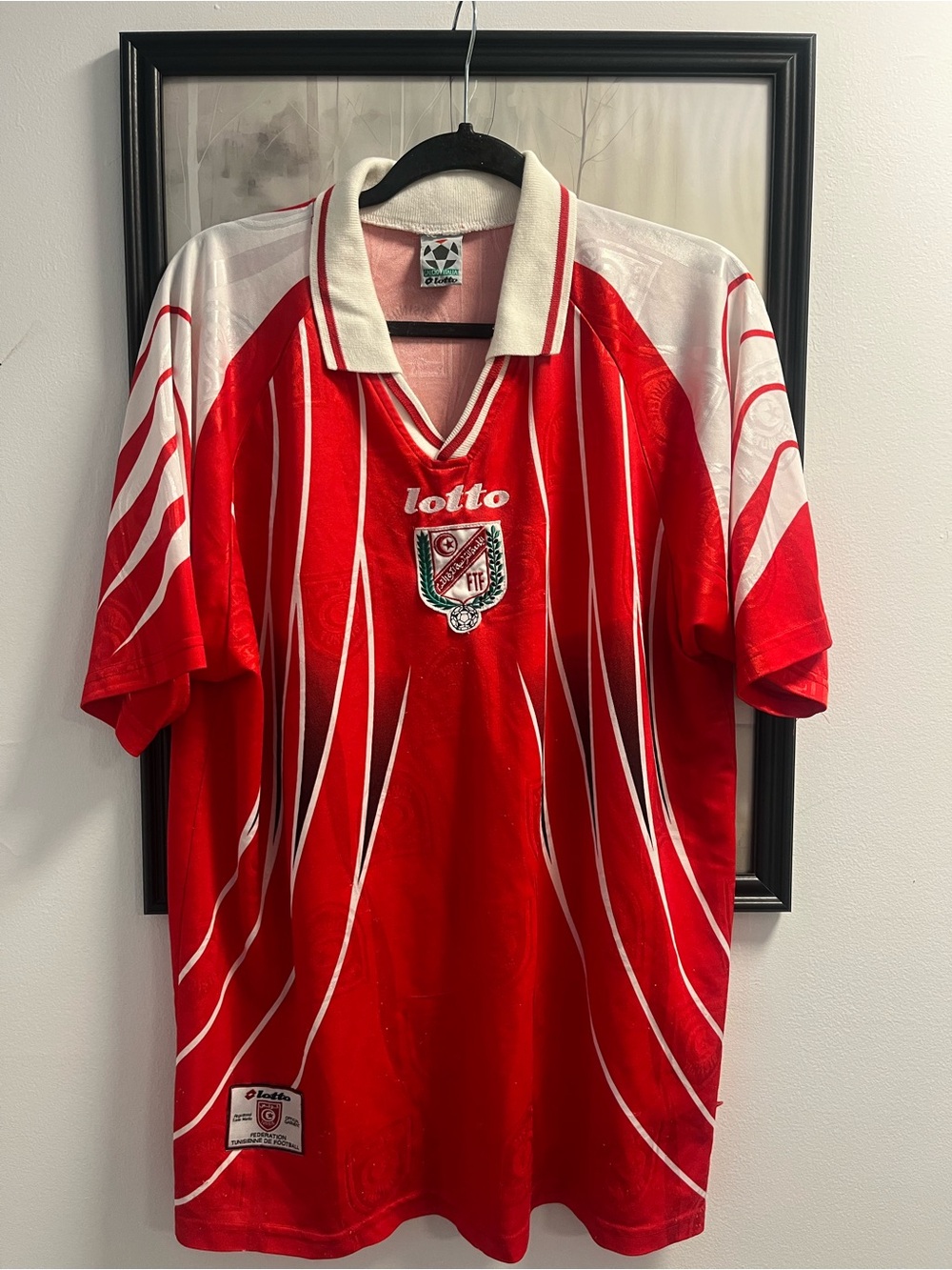Lotto Tunisia 1998 authentic jersey very rare